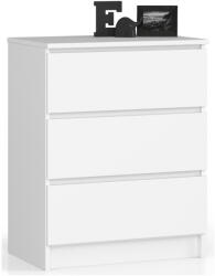 AKORD Furniture Factory AKORD CLP K60 Fehér Matt Fiókos Komód (AKO-OP0LK-6BIA003)