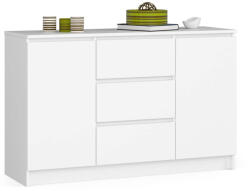 AKORD AKORD CLP Fehér Matt Komód 3 Fiókkal (AKO-KOMK016BIA)