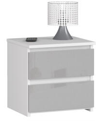 AKORD Furniture Factory AKORD CL2 Metál Magasfényű Éjjeliszekrény (AKO-OP0LCL2POLMET)