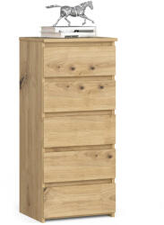 AKORD AKORD CL5 Artisan Tölgy Keskeny Fiókos Komód (AKO-OP0LCL5ART001)