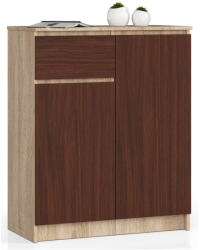 AKORD AKORD CLP K80 Komód Sonoma Tölgy Wenge Laminált (AKO-OP0LKOMDABVEN006)
