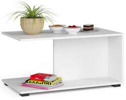 AKORD AKORD Margo Modern Dohányzóasztal Laminált Fehér (AKO-SPKPMARBIA001)