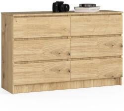 AKORD AKORD CLP Artisan Tölgy 6-Fiókos Komód OP0LK-120SZ6ART (AKO-OP0LK-120SZ6ART)