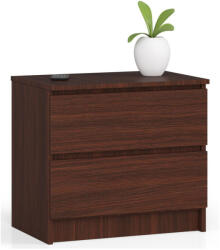AKORD Furniture Factory AKORD CLP Éjjeliszekrény Laminált Wenge 2 Fiókos (AKO-OP0LK-6VEN001)