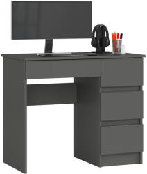 AKORD CLP A-7 Jobboldali Íróasztal Laminált Grafitszürke (AKO-IP0PBIUSZARPRA7)