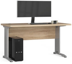 AKORD AKORD BM-135 Sonoma Tölgy Számítógépasztal Fém Lábakkal (AKO-BIUBM-135DS)