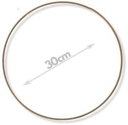 Fém karika arany 30cm - kosarbolt