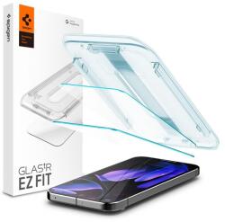 Spigen EZ FIT képernyővédő üveg 2db (2.5D, tokbarát, ultravékony, 0.2mm, 9H + segédkeret) ÁTLÁTSZÓ Google Pixel 9 Pro, Pixel 9 (AGL08442)