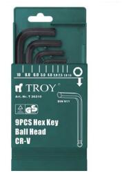 TROY Set chei imbus Hex Troy 26210, O1.5 - 10 mm, 8 piese (T26210) Cheie imbus