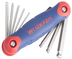 WORKPRO Set chei imbus Hex Workpro W022006, gradatie imperiala, 9 piese (HGSW022006) Cheie imbus