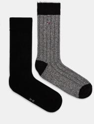 Tommy Hilfiger zokni 2 pár fekete, férfi, 701229842 - fekete 43/46