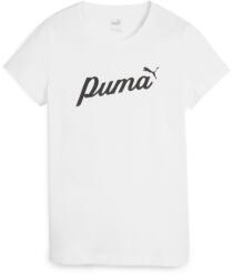 PUMA ESS+ Script Tee , Alb , L