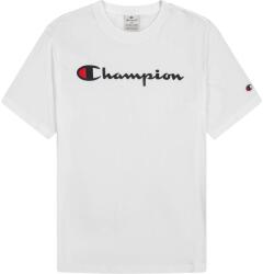 Champion ICONS Crewneck T-Shirt with Large Logo , Alb , M