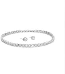 ElectraStore Set Tennis Splendor Argintiu Colier + Cercei (372)