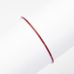 ElectraStore Bratara Tennis Din ARGINT 925 Rubin (BR0485S)