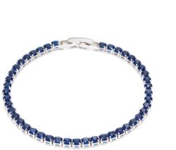 ElectraStore Bratara Tennis Cu Cristale Zirconia Albastre (BR0118S)