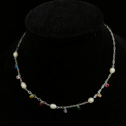 ElectraStore Colier Cu Perle si Cristale Rainbow (209-11)