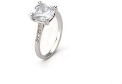 ElectraStore Inel Solitaire Placat Cu Aur Alb (1485)