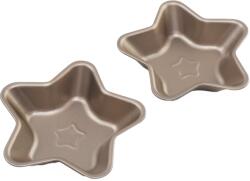 Set 2 tavi cuptor, forma stea, 12cm (Set2CuptorStea)