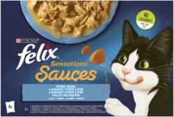 FELIX Sensations Sauces Halas Válogatás szószban nedves macskaeledel 340 g
