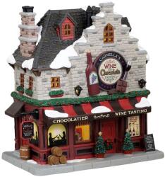 Lemax Carmella bor- és csokoládékóstolója Caddington Village - dekorfalvak