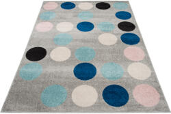TA Covor Royal albastru-gri cu buline Dimensiuni: 120x170 cm Covor