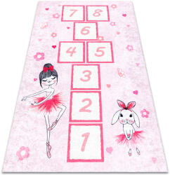 DW Covor antiderapant roz Balerina Dimensiuni: 160x220 cm Covor