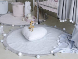 LC Covor rotund albastru pentru copii Bubbly 120 cm Covor