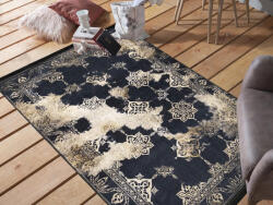 DY Covor abstract negru Harvy Dimensiuni: 160x220 cm Covor
