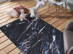 DY Covor abstract negru Hulst Dimensiuni: 120x180 cm Covor