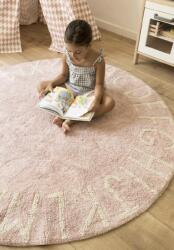 LC Covor rotund roz pentru copii ABCeda 150cm Covor