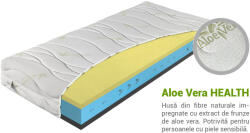 Materasso Saltea Elcapitan 140x200 cu spumă elvețiană Husă: AloeVera