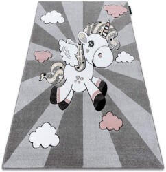 DW Covor gri pentru copii Unicorn Dimensiuni: 120x170 cm Covor
