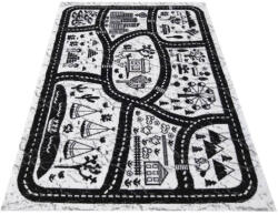 DY Covor pentru copii alb-negru Seth 10 Dimensiuni: 80x150 cm Covor