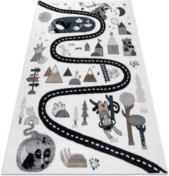 DW Covor crem pentru copii Drumul prin pădure Dimensiuni: 140x190 cm Covor