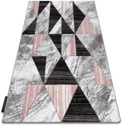 DW Covor geometric gri-roz Alter Dimensiuni: 160x220 cm Covor