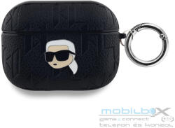 Karl Lagerfeld tok fekete KLAPPGKIPK Apple Airpods Pro készülékhez