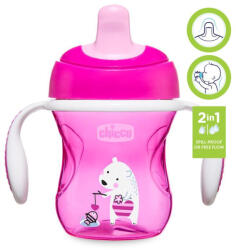 Chicco Training Cup fogantyúval rózsaszín 200 ml