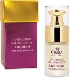 Crozia Anti-ageing & Illuminating eye cream with Saffron flowers Продукт за очи дамски 15ml