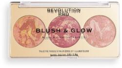 Revolution Pro Blush & Glow Face Palette Cranberry Glow Палитра 8, 4gr