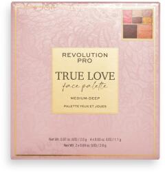 Revolution Beauty True Love Eye & Cheek Palette Medium-Deep Сенки палитра 8, 7gr