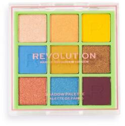 Revolution Beauty Neon Heat Eyeshadow Palette Safari Green Сенки палитра 10gr