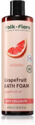 Folk & Flora Grapefruit spuma de baie 400 ml