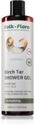Folk & Flora Birch Tar gel de dus hranitor 400 ml