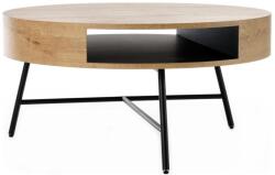 Halmar Kávésasztal CAMILA 41x80 cm arany tölgy/fekete V-CH-CAMILA-LAW (HA0150)