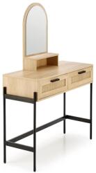 Halmar Öltözködő asztal CARMEN 136x104 cm bézs/fekete V-CH-CARMEN-KONSOLKA (HA0142)