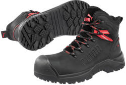 PUMA Iron HD Blk Mid S3S FO LG SR munkavédelmi bakancs Fekete - 43 (PUM-632740-43) - megatool