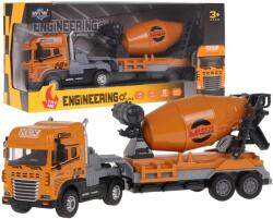 Inlea4Fun Betonkeverő fény- és hangeffektekkel Inlea4Fun MIXER TRUCK (RA-ZAU.KLX800-243)