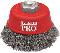 Osborn Csésze alakú kefe Inox, átmérő 60 x M14, rozsdamentes acél