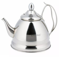 Kinghoff Чайник с цедка Kinghoff KH 3761, 1 литър, Индукция, Инокс (KH 3761)